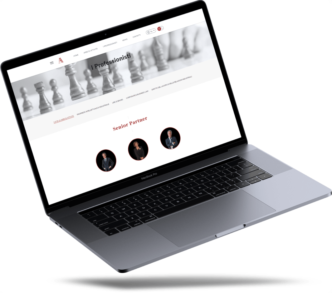 Law firm software, law firm management software and website 2 Avvocati Associati caso studio brief
