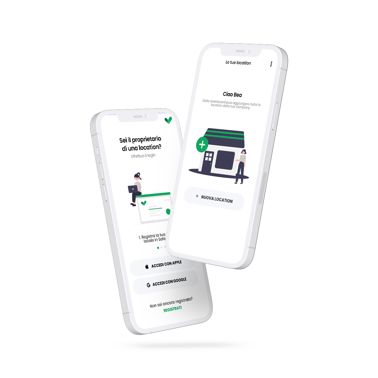 Safe Check-in - Digital Visitor Register 2 safe check-in webapp