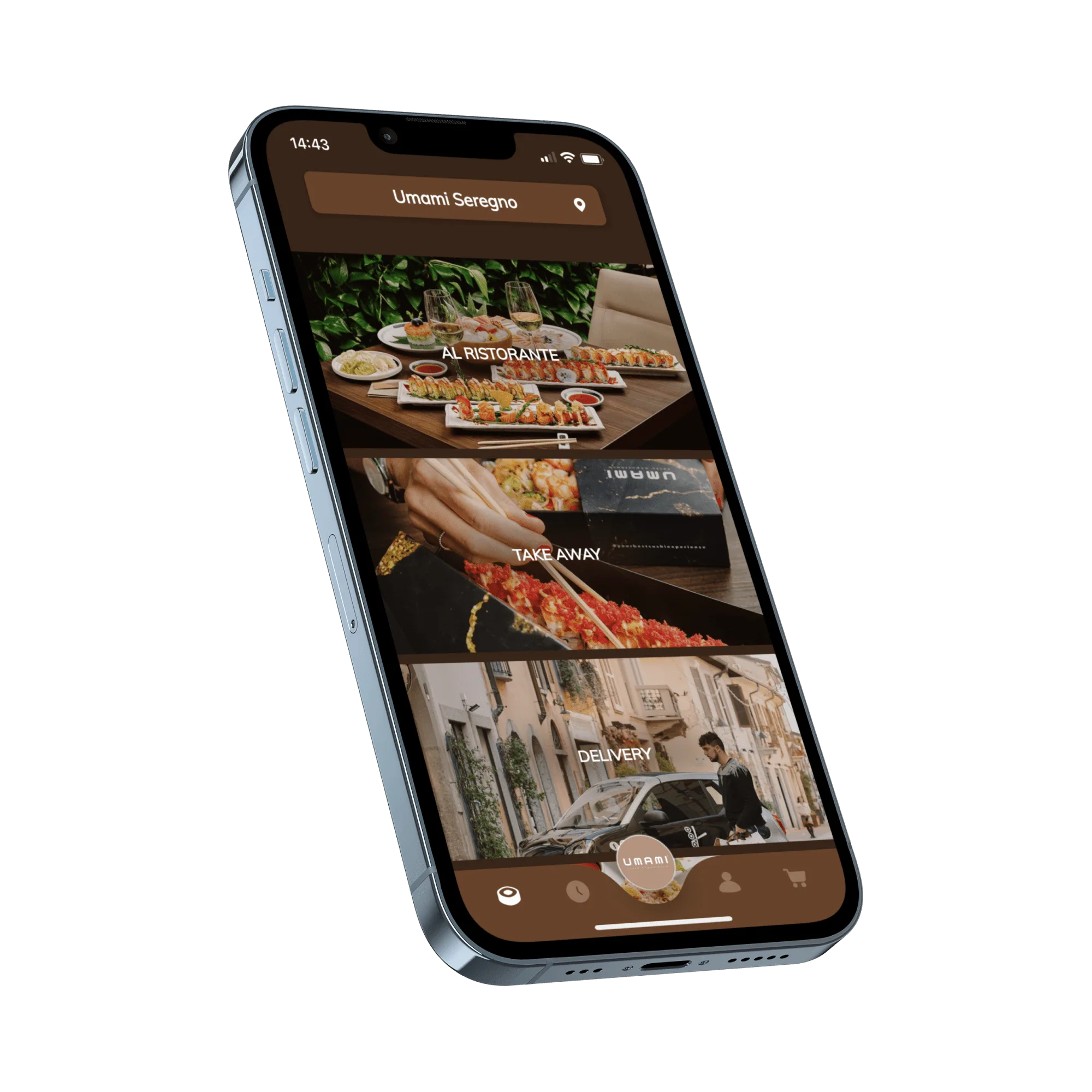 #1 Native iOS and Android mobile app development in Milan and Monza 4 App Umami Sushi