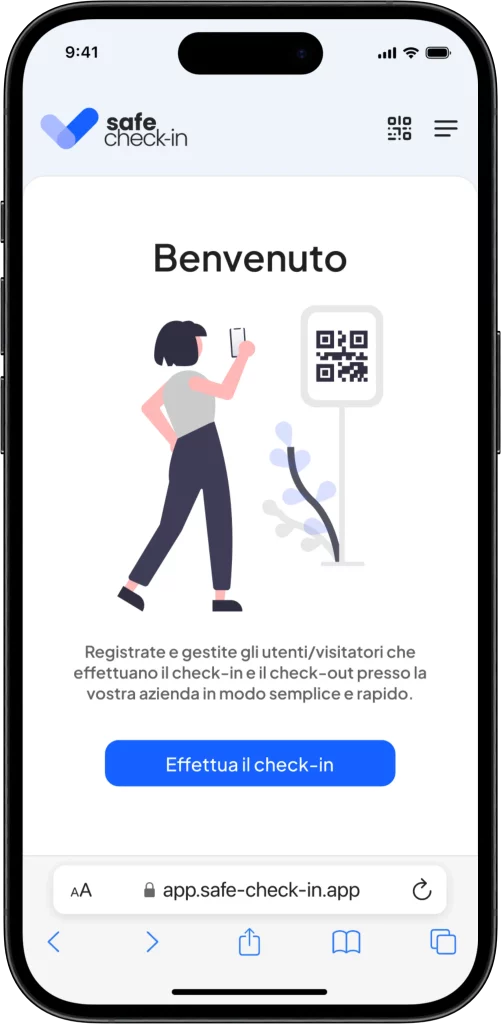 Safe Check-in - #1 Registro digitale per aziende e imprese