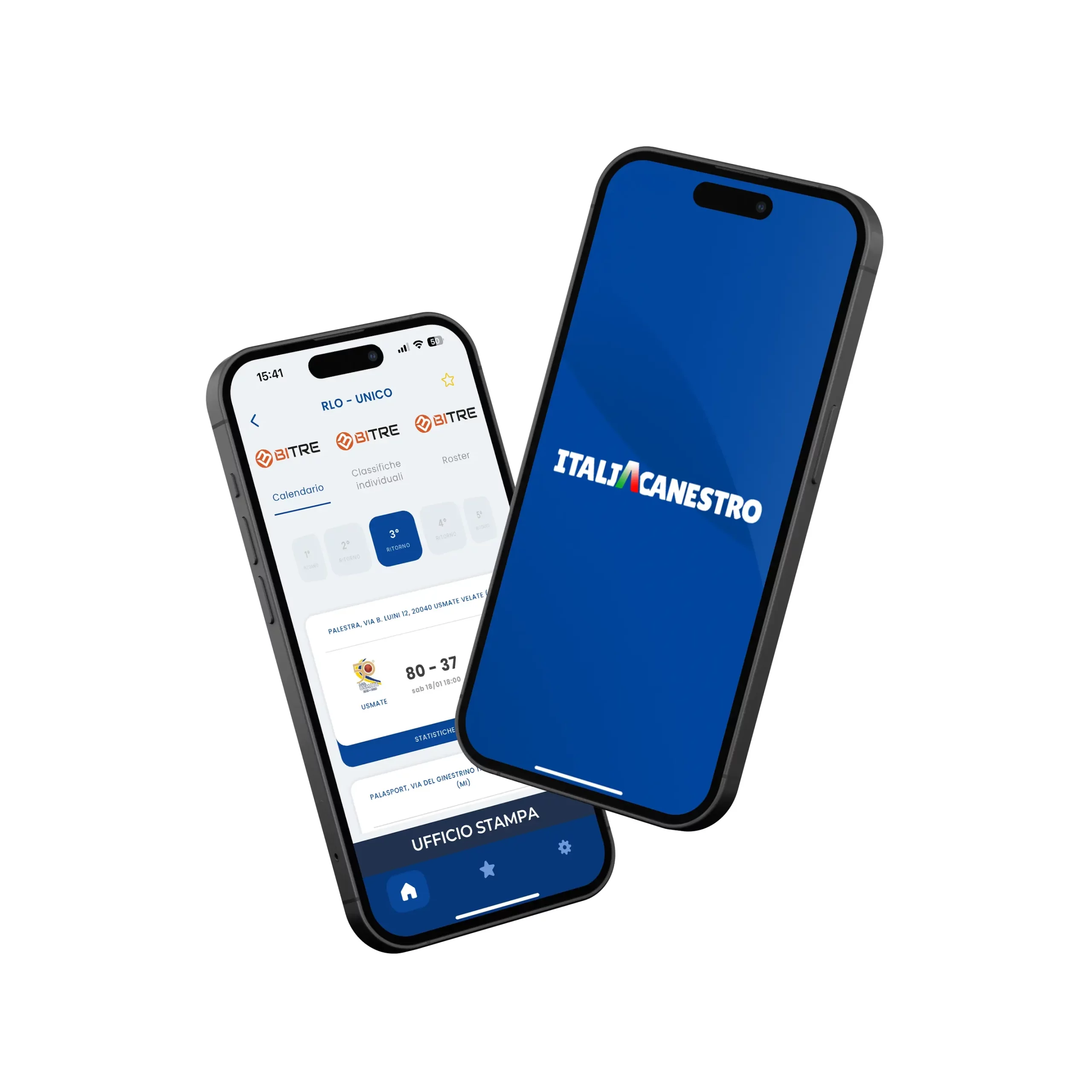 App mobile basket giovanile: risultati live e abbonamenti