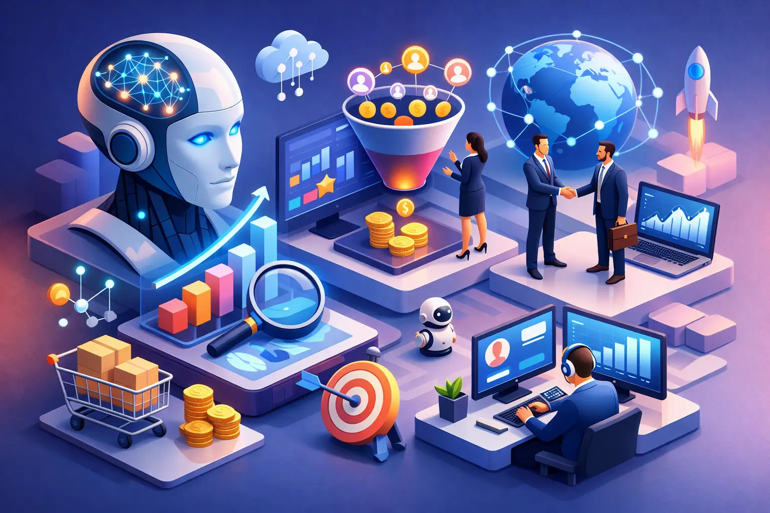 AI per vendite, marketing e reti commerciali