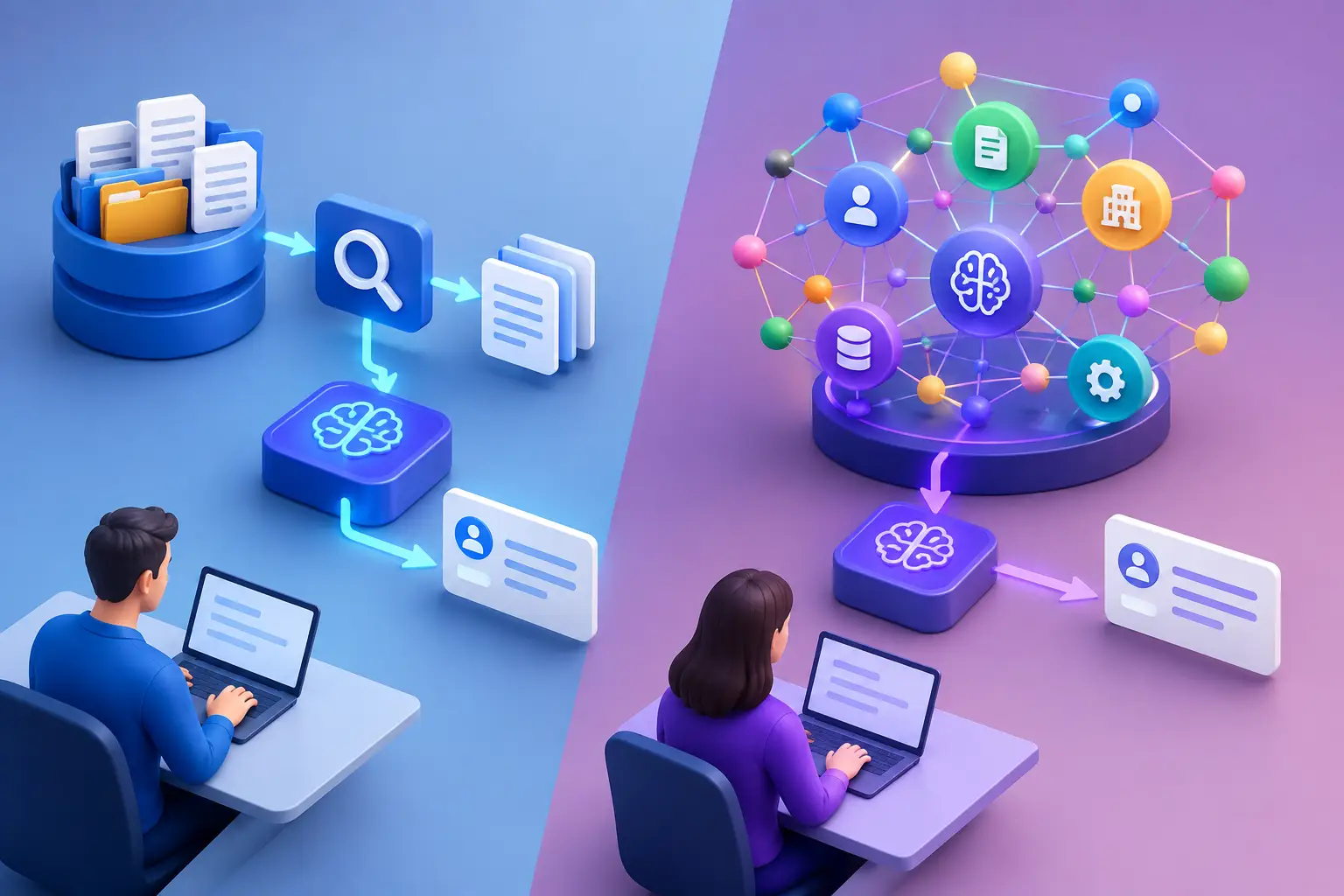 GraphRAG vs RAG per la conoscenza aziendale
